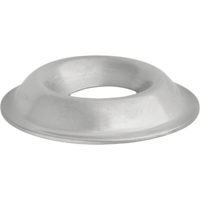 Flanged Type Washers - #2515 - I.D. 13/64,  O.D. 5/8" - Nickel Plated Brass, pkg/100